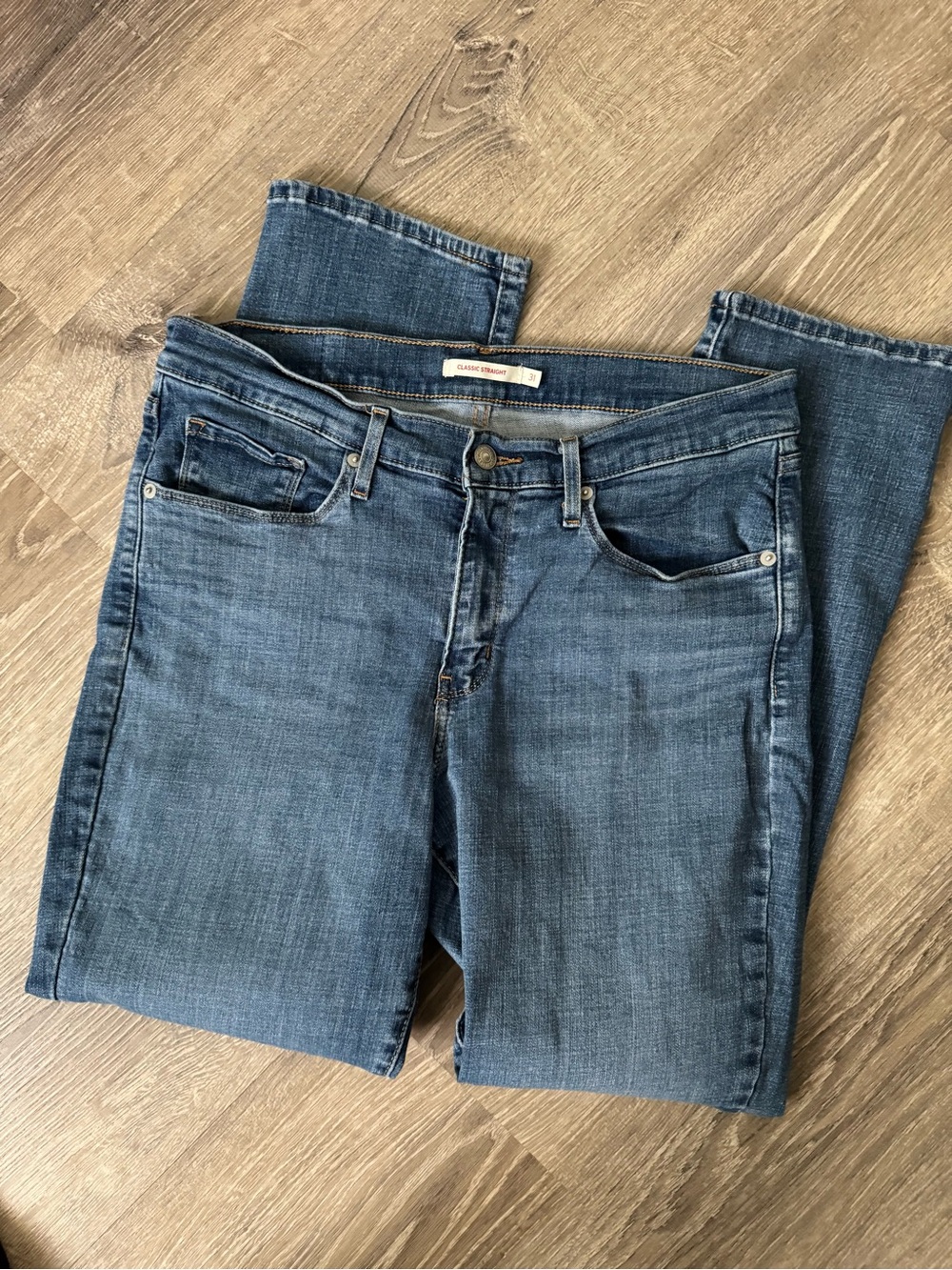 Levi's Women's Straight Leg Jeans - Blue Denim
